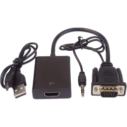 ADAPTADOR CONVERTIDOR VGA HDMI